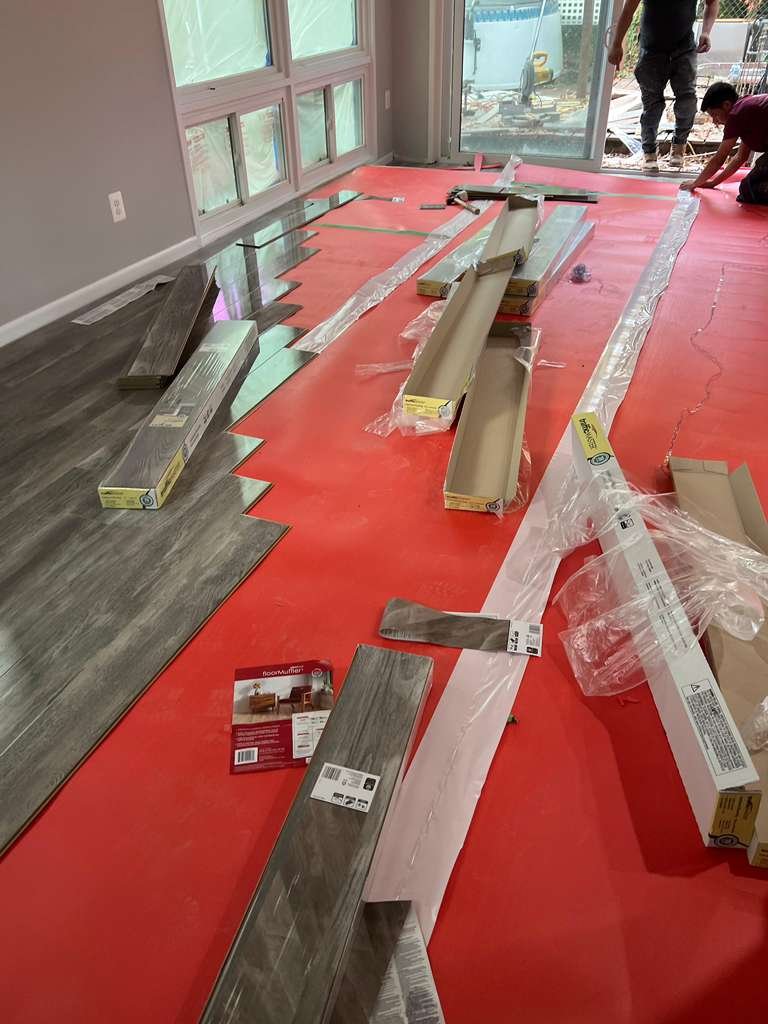 Before flooring installation